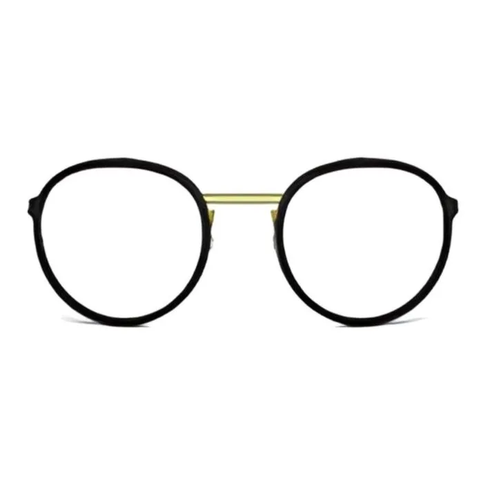 Armação para Óculos MONOGRAM mod MNP021 cor GOLD BLACK TAM 44-17-135