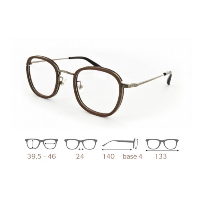 Armação para Óculos GOLD and WOOD mod TITAN