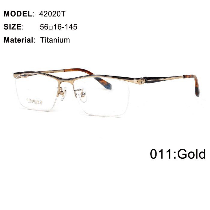 Armação para Óculos BRUCE Titanium Wear mod 42020T